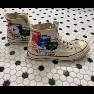 Andy Warhol High Top All Star Converse Size 9.5